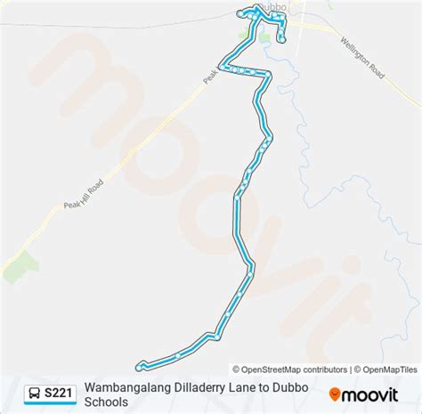 S221 Route Schedules Stops Maps Dubbo Schools Updated