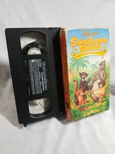 Disneys Sing Along Songs The Jungle Book The Bare Necessities Vhs