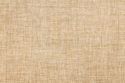 Beige Colored Natural Linen Texture Or Vintage Canvas Background Stock