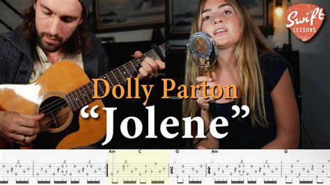 Dolly Parton Jolene Fingerstyle Guitar Lesson Tabs YouTube