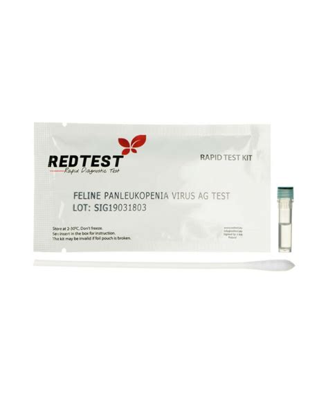 Redtest Diagnostic Test For Feline Fpv Panleukopenia Virus Sigmed