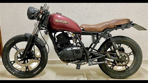 Suzuki Intruder Cafe Racer Escapamento Gemoto Racing Intruder