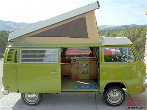 1979 VW Volkswagen Westfalia Camper Van RESTORED Groovy Green