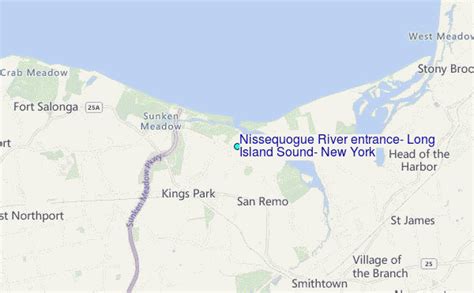 Nissequogue River Entrance Long Island Sound New York Tide Station