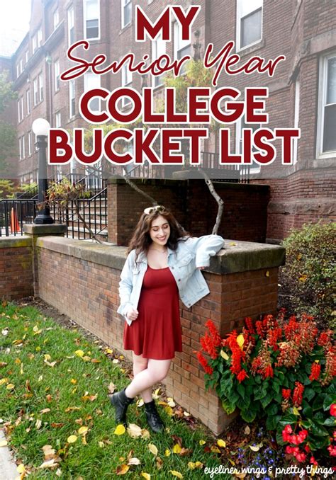 My Senior Year College Bucket List - eyeliner wings & pretty things