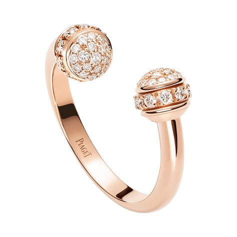 Piaget Rose Gold Diamond Ring G34p4f00