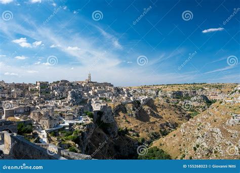 Matera En Basilicata Capital Europea De La Cultura Imagen De Archivo