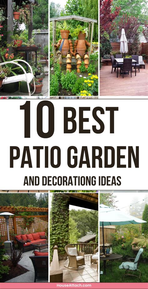 16 Creative Patio Garden Ideas