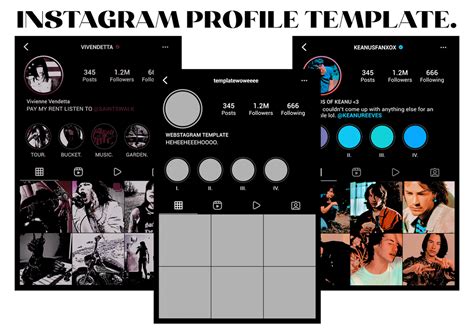 Instagram Profile Template By Andsaintsources On Deviantart