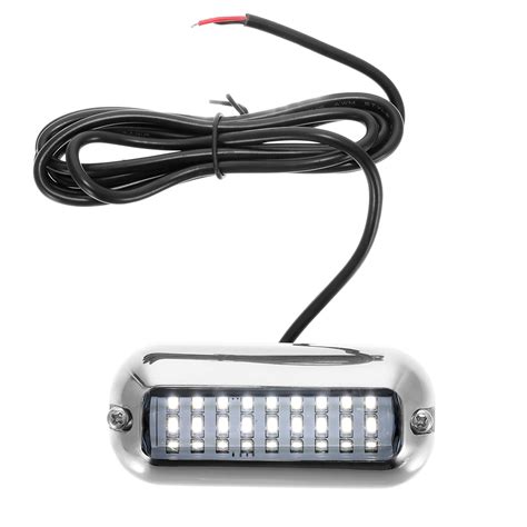 W Led Underwater Light Stainless Steel Underwater Pontoon Boat