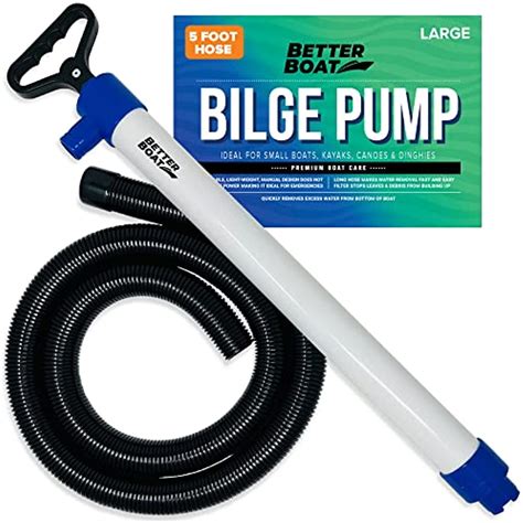 Marine Grade Manual Bilge Pump For Boats Kayak Canoe Gpm Suction