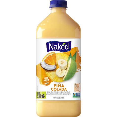 Naked Juice Fruit Smoothie Pina Colada Oz Bottle Walmart