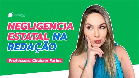 Negligencia estatal na redação YouTube