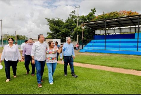 El alcalde Alejandro Ruz Castro supervisó los trabajos de