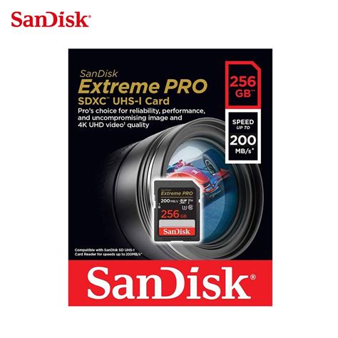 Sandisk 晟碟 New 256gb Extreme Pro Sdxc Uhs Iv30 記憶卡 200mbs Pchome 24h購物