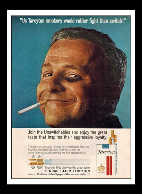 Vintage Print Ad March 1964 Tareyton Cigarettes Fight