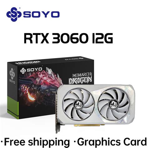 SOYO New Gaming Graphics Cards NVIDIA GeForce RTX 3060 12GB GDDR6 192