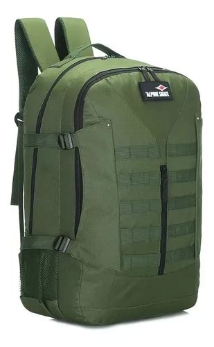 Mochila Alpine Skate T Ctica Viaje Urbana Verde Militar L