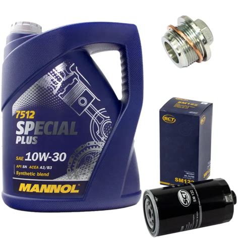 Huile Moteur Kit W Litre Filtre Sm H Lice Pour Vw