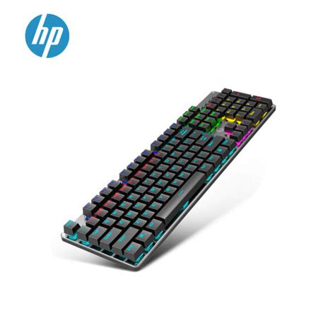 Teclado Mecanico Hp Gaming Gk Rainbow Black Tech Imports