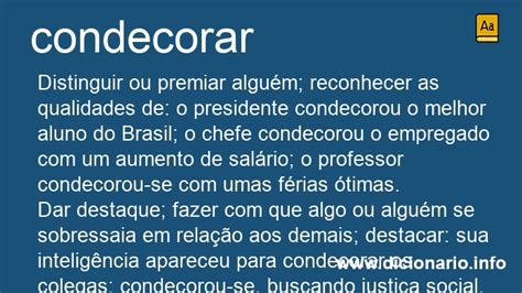 O Que Significa Condecorar - Significado de Condecorar