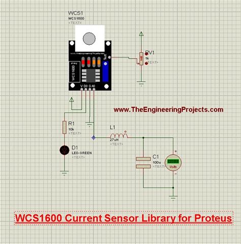 Current Sensor Library For Proteus The Engineering Projects