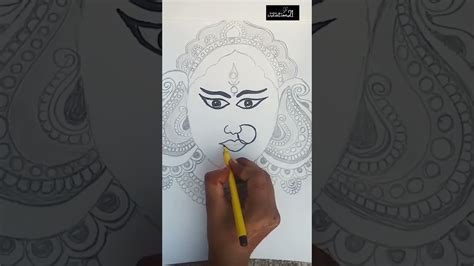 Navratri Special Drawing Status Maa Durga Drawing Simple Shorts Drawing Viral