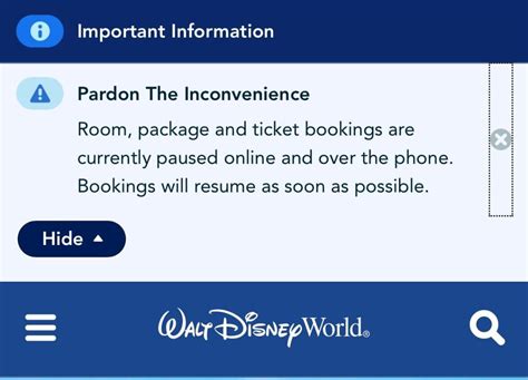 2024 Walt Disney World Resort Reservations Open Briefly, Then Close as Guests Overwhelm System ...