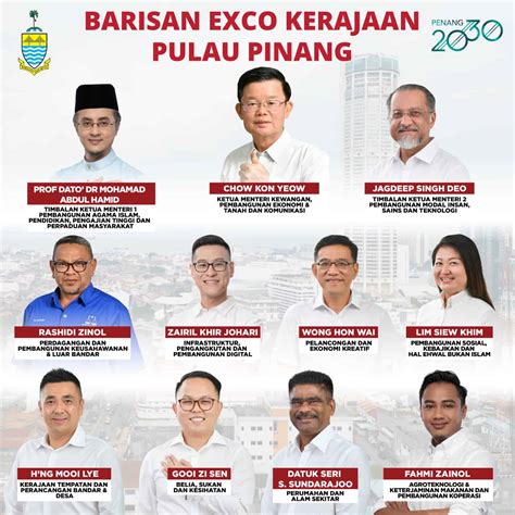 Biodata Chow Kon Yeow Ketua Menteri Pulau Pinang Exco