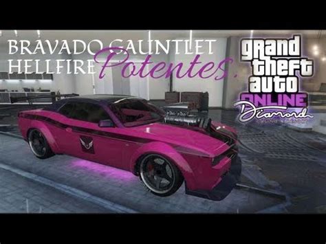 Gta Onlineps Novo Carro Bravado Gauntlet Hellfire Potentesr