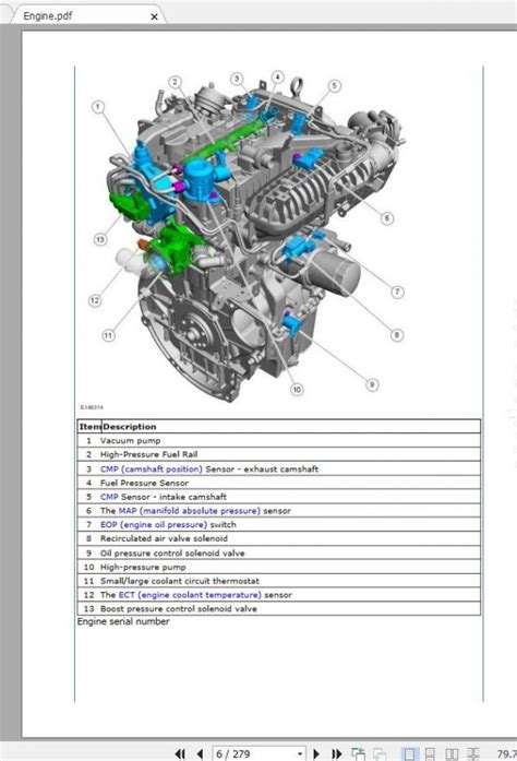 Ford Fiesta 1 0l 2017 2020 Workshop Manual