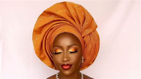 Unconventional Gele Style African Hair Wrap How To Tie Gele Hair