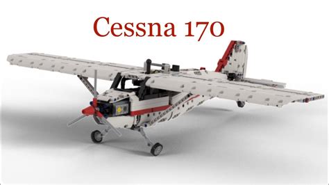 Airplane Cessna 170 Lego Technic Moc Hoemade Youtube