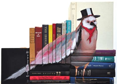 Quirky Book Spine Art Is Decor Storytelling Gold : HomeJelly