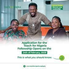 Teach For Nigeria Fellowship Program In Nigeria Presspayng Blog