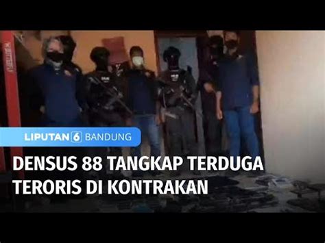 Densus Tangkap Terduga Teroris Di Kontrakan Liputan Bandung