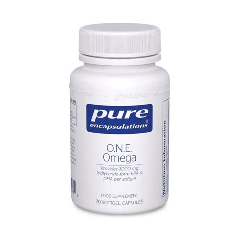 O N E Omega 30 Capsules Pure Encapsulations Supplement Hub Supplement Hub Global