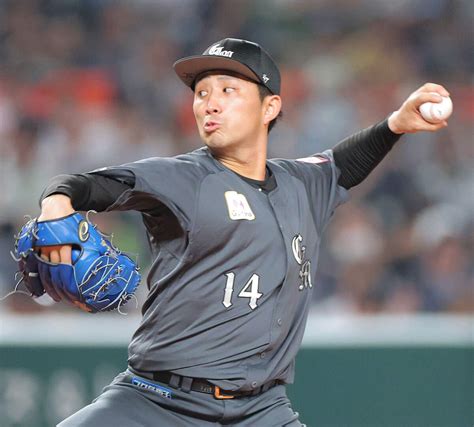 【ロッテ】エース小島和哉、キャリアハイ11勝目の権利を得て降板7回1失点の粘投 Baseball Post（ベースボールポスト）