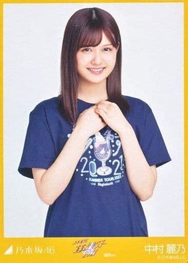 駿河屋 中村麗乃上半身「乃木坂46 真夏の全国ツアー2021 Tシャツ 福岡ver」webshop限定 生写真カード（乃木坂46）