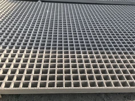 Light Weight 38 38 38mm Fiberglass Polymer FRP Grating For Platform