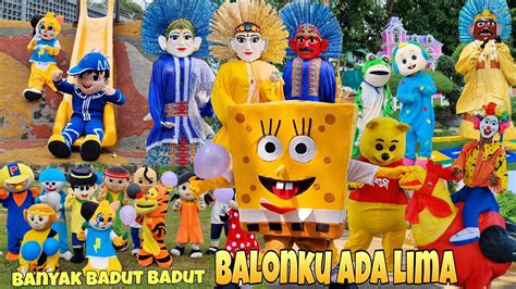 BALONKU ADA LIMA REMIX ONDEL ONDEL DAN BADUT ULANG TAHUN BIRTHDAY