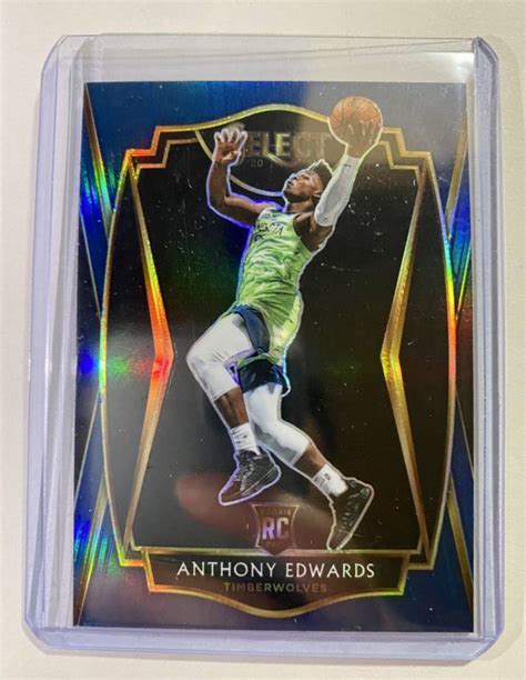 Yahoo Panini Select Anthony Edwards Silver