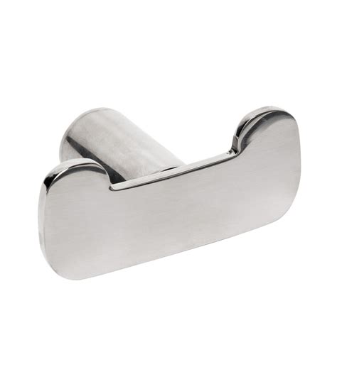 Double Bathroom Robe Hook Made Of Stainless Steel Bright Finish