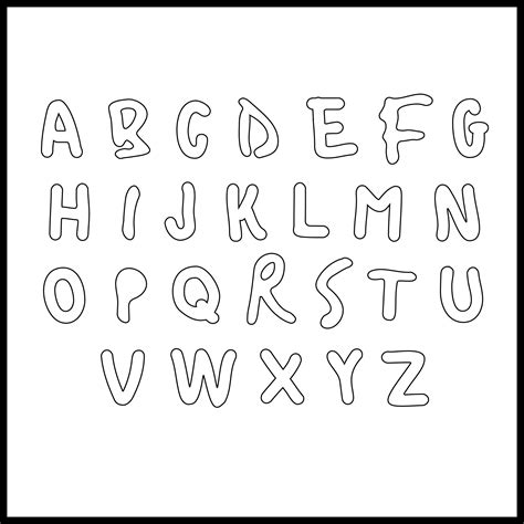 10 best cute printable bubble letters – Artofit