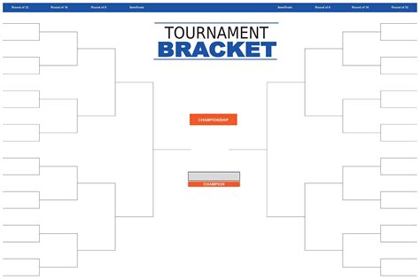 Buy Copy King Reusable Dry Erase 32 Team Tournament Bracket Poster