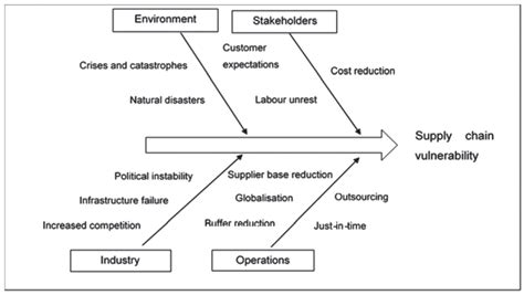 Causes Of Supply Chain Vulnerability 1sour Ce Aqlan 2013 1 Download Scientific Diagram