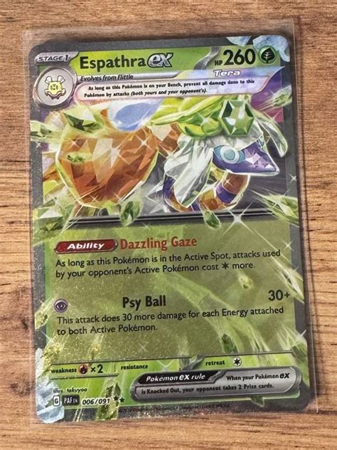 Espathra Ex Tera Paf Pokemon Paldean Fates Kaufen Auf Ricardo