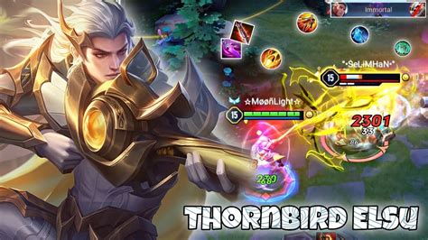 Elsu New Skin Thornbird Dragon Lane Pro Gameplay Arena Of Valor