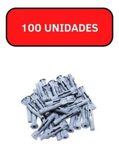 Bucha Para Lajota Tijolo Parede Oca 6mm Cinza 100 Unidades Casa Do