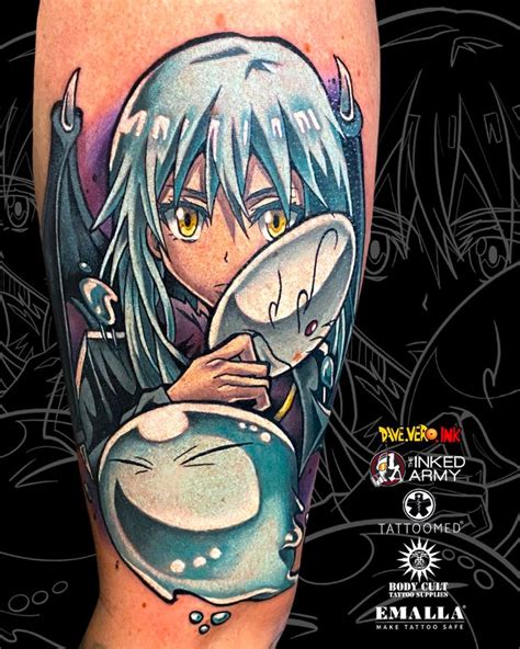 Rimuru Tempest Tattoo By Dave Vero Ink Tatuaje Parte Interna Del